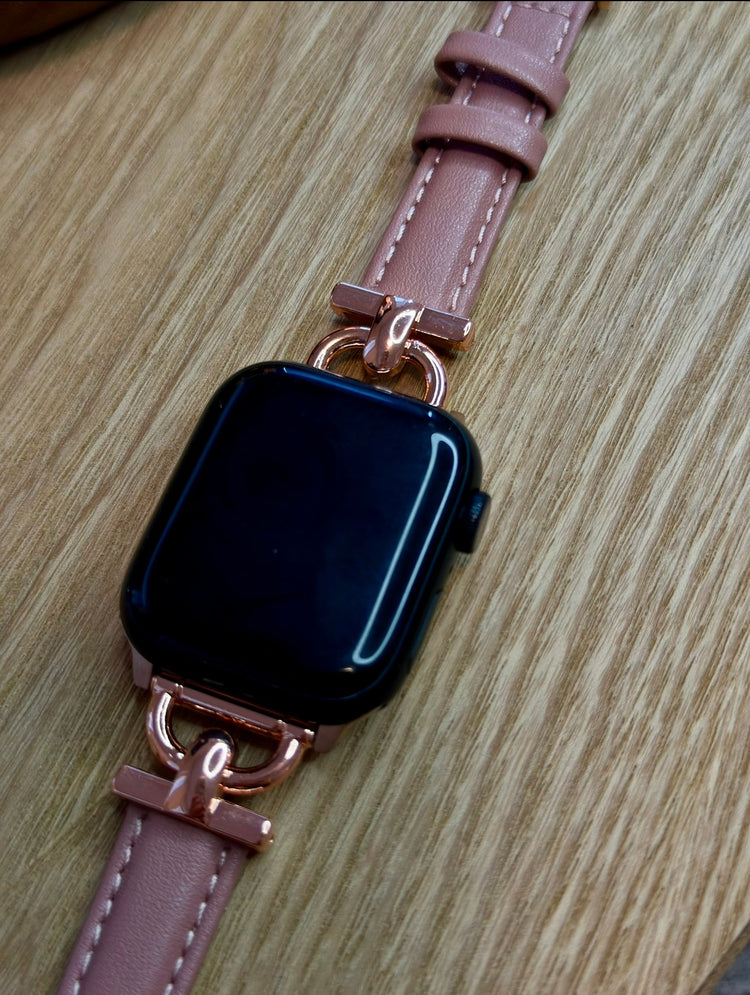 nahkainen apple watch ranneke naisille