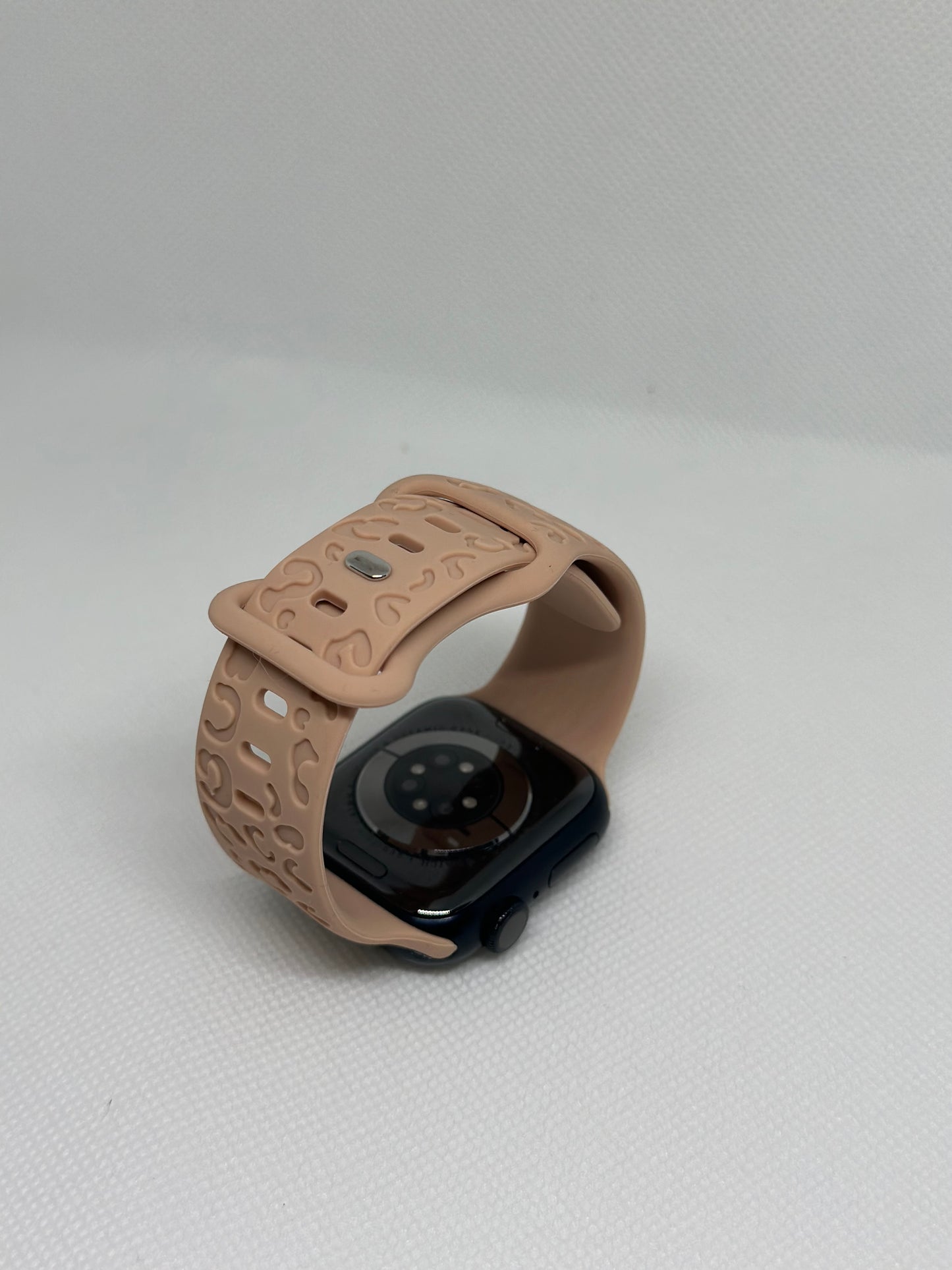 Leopardi Silikoninen Apple Watch ranneke - Ruskea-Beige - 38|40|41mm 42|44|45|49mm Ranneke