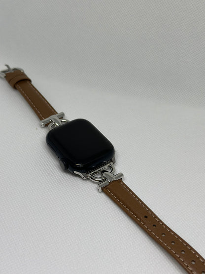 Elegantti nahkaranneke ranneke Apple Watch - Ruskea - 38|40|41mm 42|44|45|49mm Ranneke