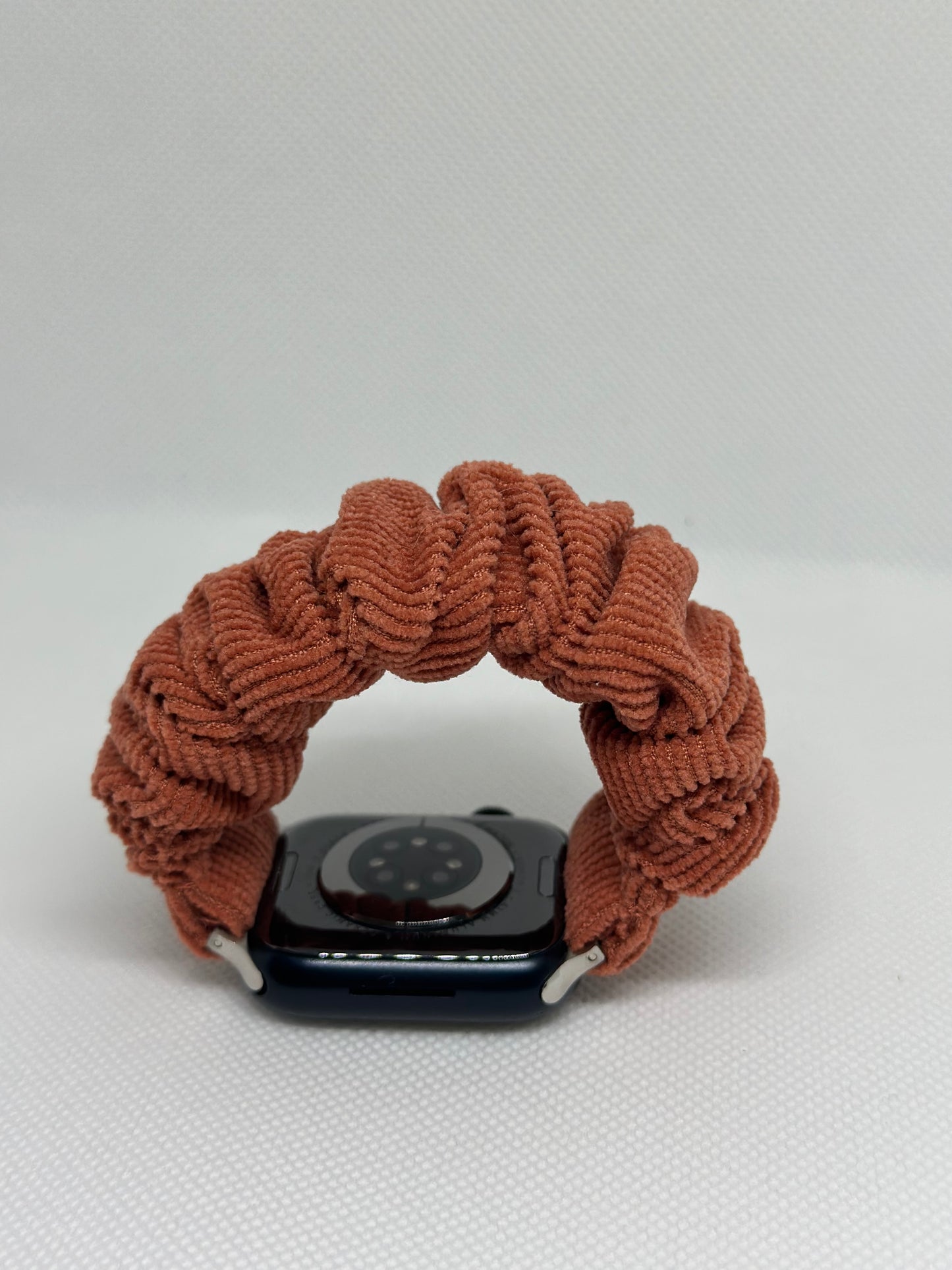 Scrunchie ranneke - Apple Watch - Vako Poltettu Oranssi - 38|40|41mm 42|44|45|49mm Ranneke