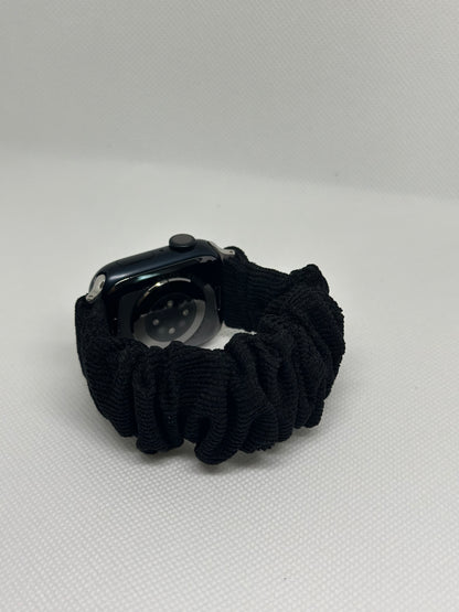 Scrunchie ranneke - Apple Watch - Vako Musta - 38|40|41mm 42|44|45|49mm Ranneke