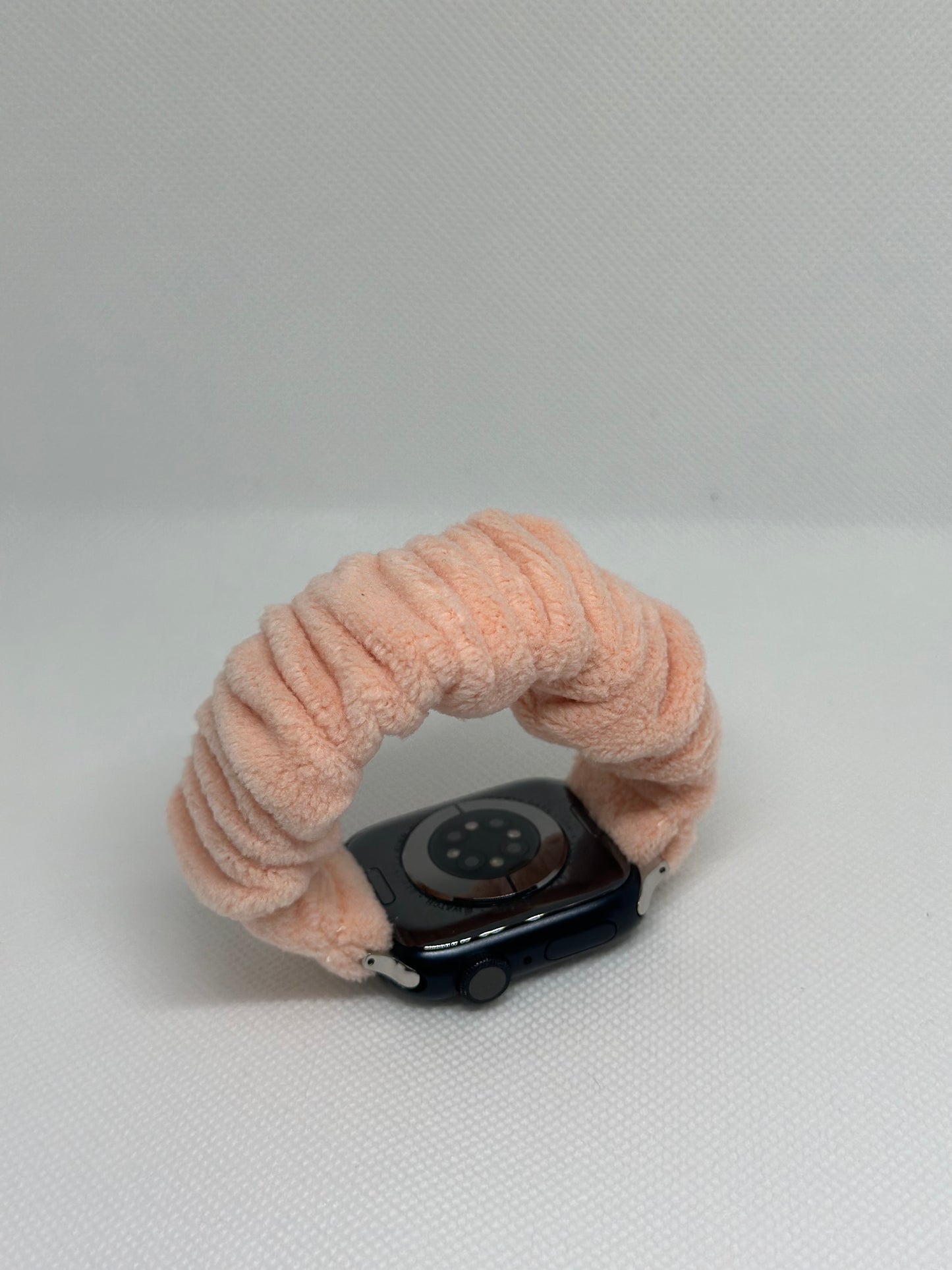 Scrunchie ranneke - Apple Watch - Teddy Vaaleanpunainen - 38|40|41mm 42|44|45|49mm Ranneke