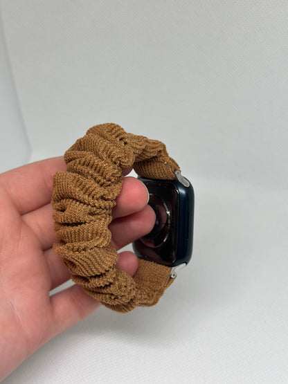 Scrunchie ranneke - Apple Watch - Vako Ruskea - 38|40|41mm 42|44|45|49mm Ranneke