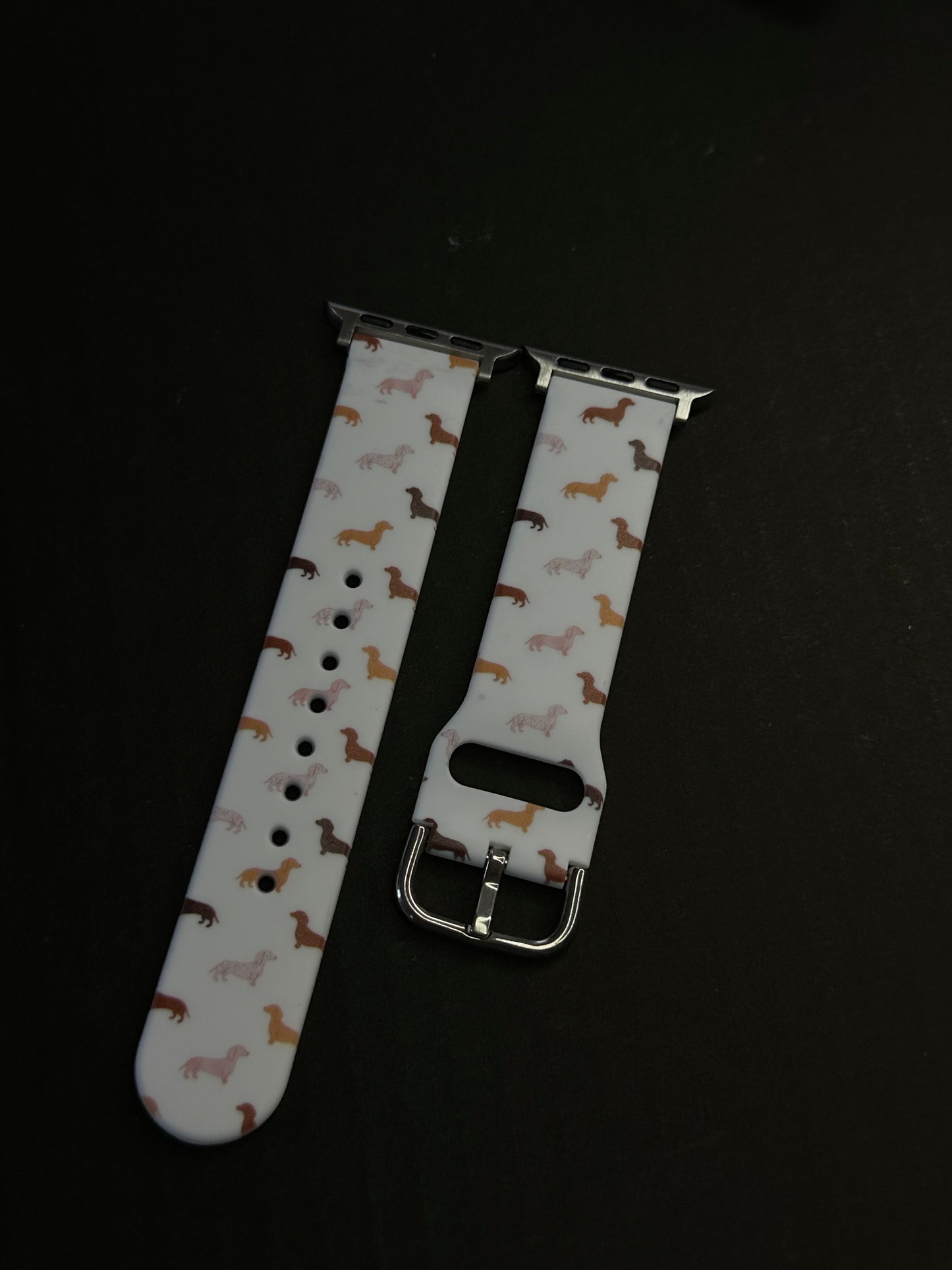 Dachshund - Silicone Apple Watch strap - dog - 38|40|41mm 42|44|45|49mm Strap