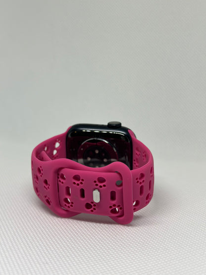 Tassu Silikoninen Apple Watch ranneke - Pinkki - 38|40|41mm 42|44|45|49mm Ranneke