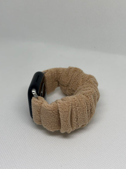 Scrunchie ranneke - Apple Watch - Teddy Ruskea - 38|40|41mm 42|44|45|49mm Ranneke