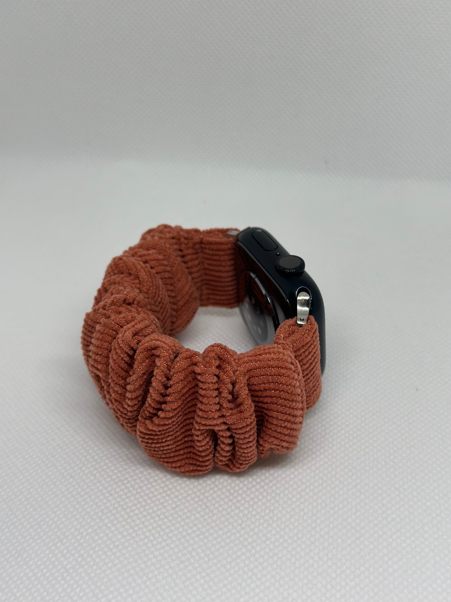 Scrunchie ranneke - Apple Watch - Vako Poltettu Oranssi - 38|40|41mm 42|44|45|49mm Ranneke