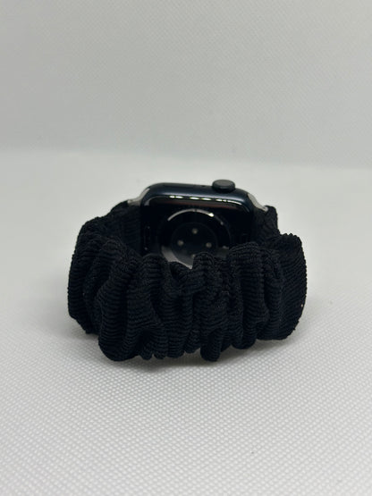 Scrunchie ranneke - Apple Watch - Vako Musta - 38|40|41mm 42|44|45|49mm Ranneke