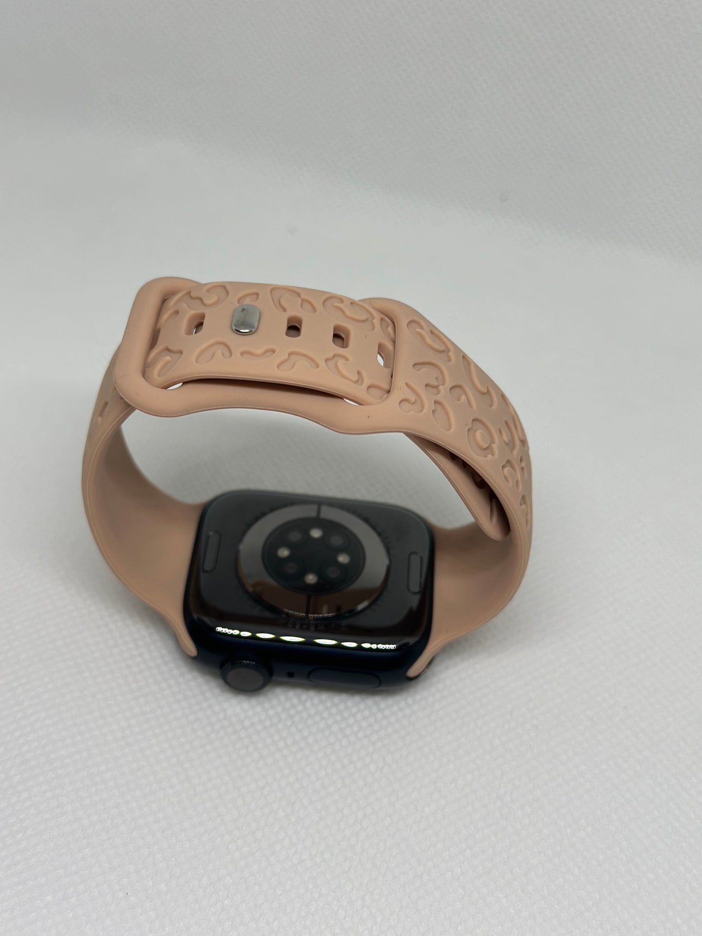 Leopardi Silikoninen Apple Watch ranneke - Ruskea-Beige - 38|40|41mm 42|44|45|49mm Ranneke