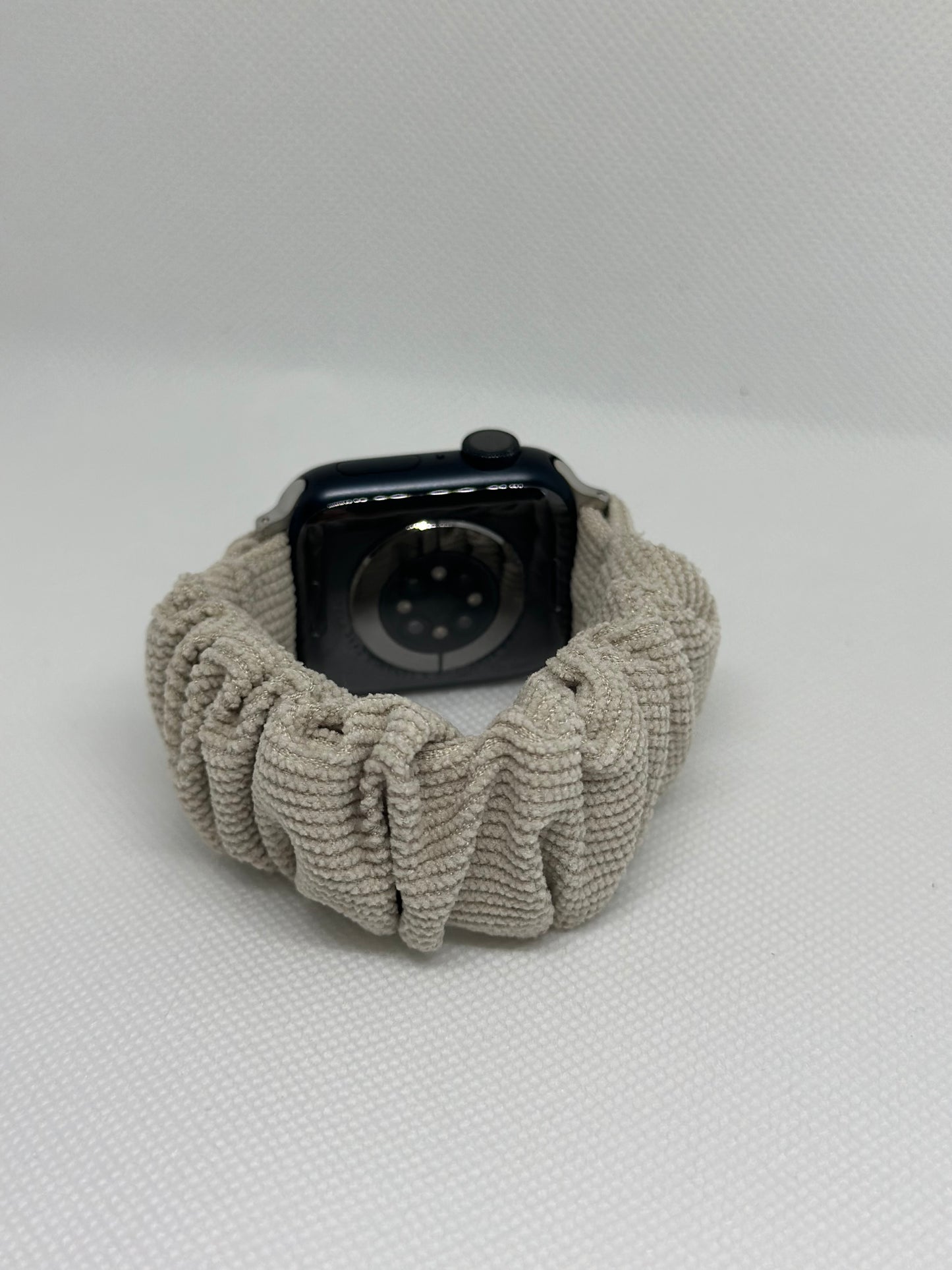 Scrunchie ranneke - Apple Watch - Vako Vaaleanharmaa - 38|40|41mm 42|44|45|49mm Ranneke