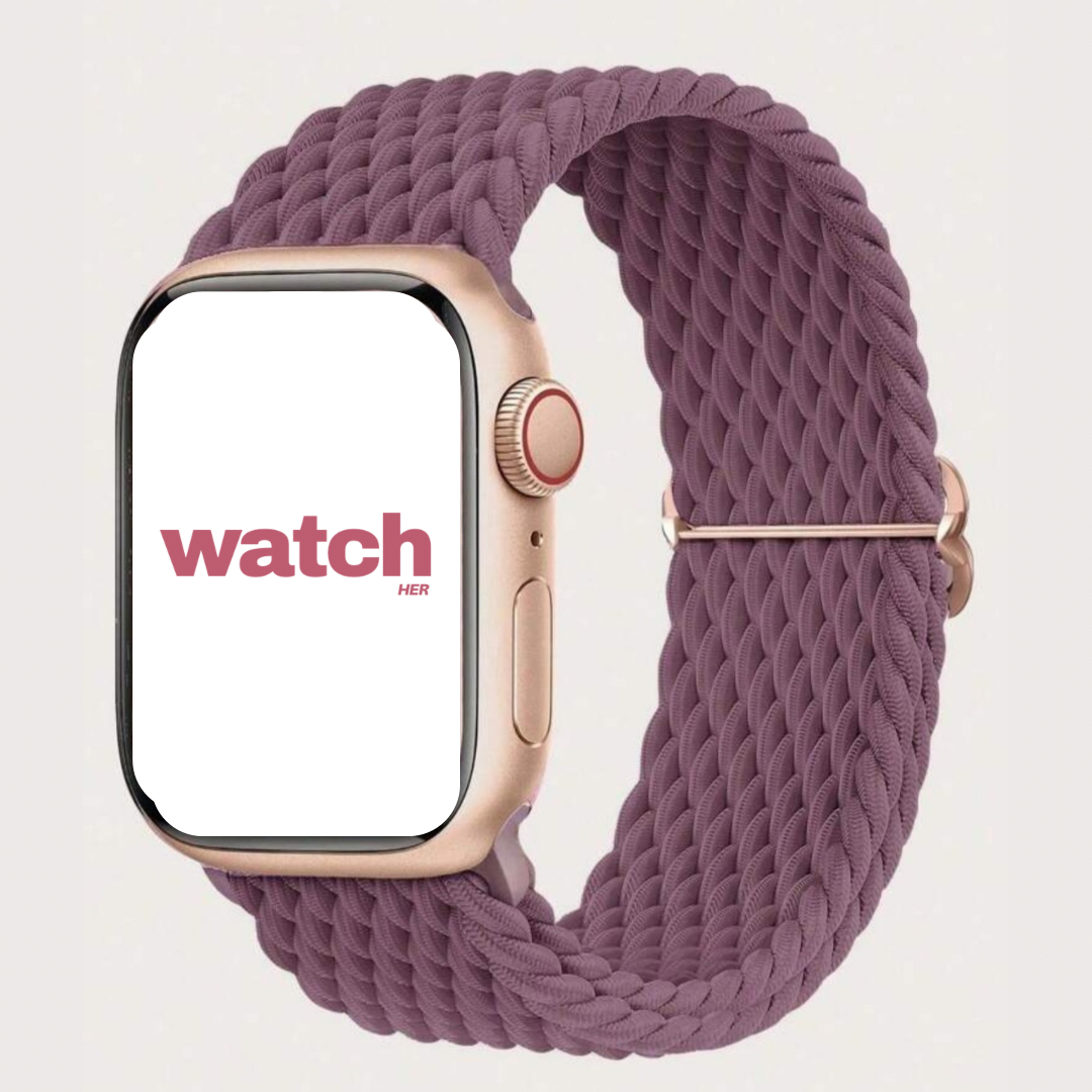 Joustava letitetty Nyloninen Apple Watch ranneke - Violetti - 38|40|41mm 42|44|45|49mm Ranneke