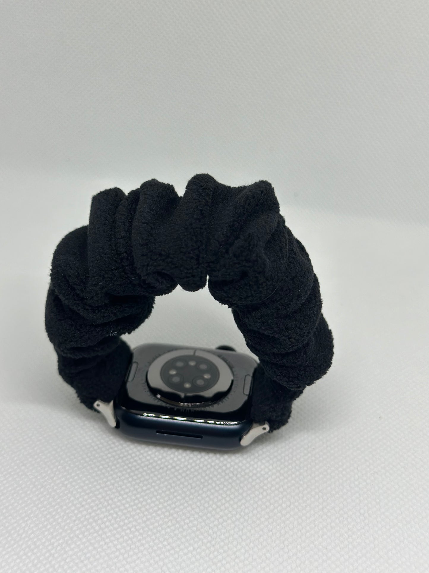 Scrunchie ranneke - Apple Watch - Teddy Musta - 38|40|41mm 42|44|45|49mm Ranneke