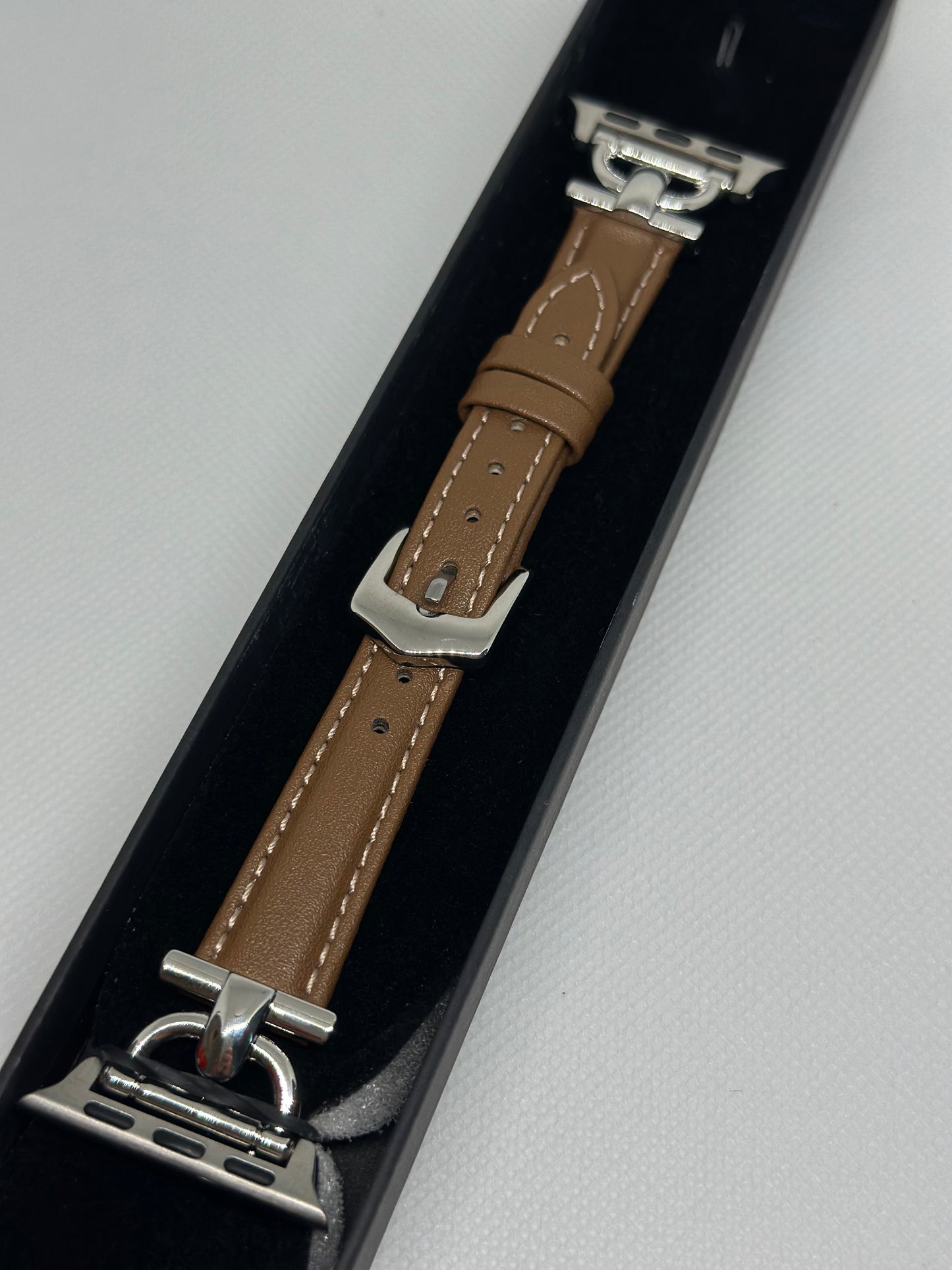 Elegantti nahkaranneke ranneke Apple Watch - Ruskea - 38|40|41mm 42|44|45|49mm Ranneke