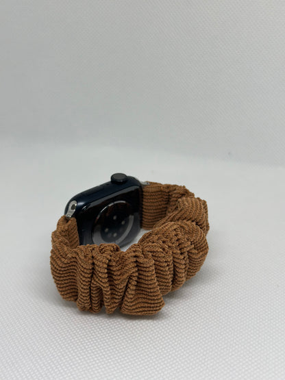 Scrunchie ranneke - Apple Watch - Vako Ruskea - 38|40|41mm 42|44|45|49mm Ranneke