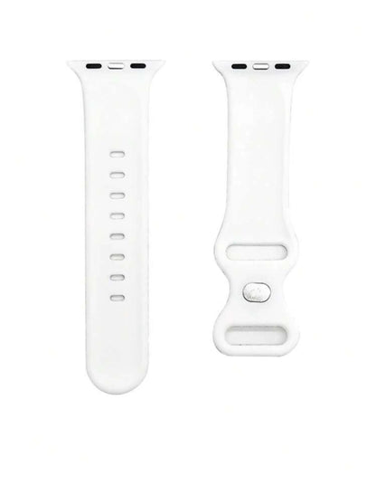 Kitten kissa Silicone Strap Apple Watch - Valkoinen hihna - 38|40|41mm Ranneke